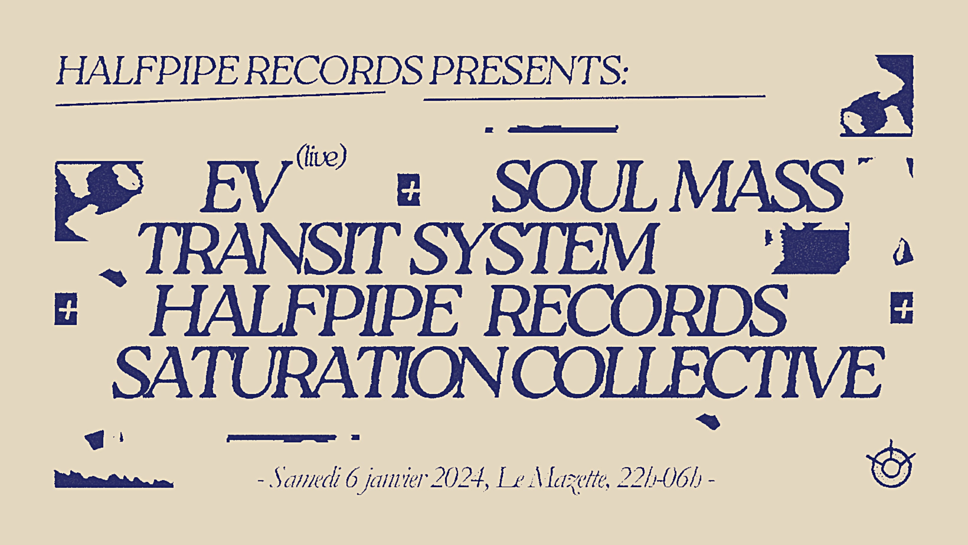 Halfpipe Records W/ Ev (Live) , Soul Mass Transit System