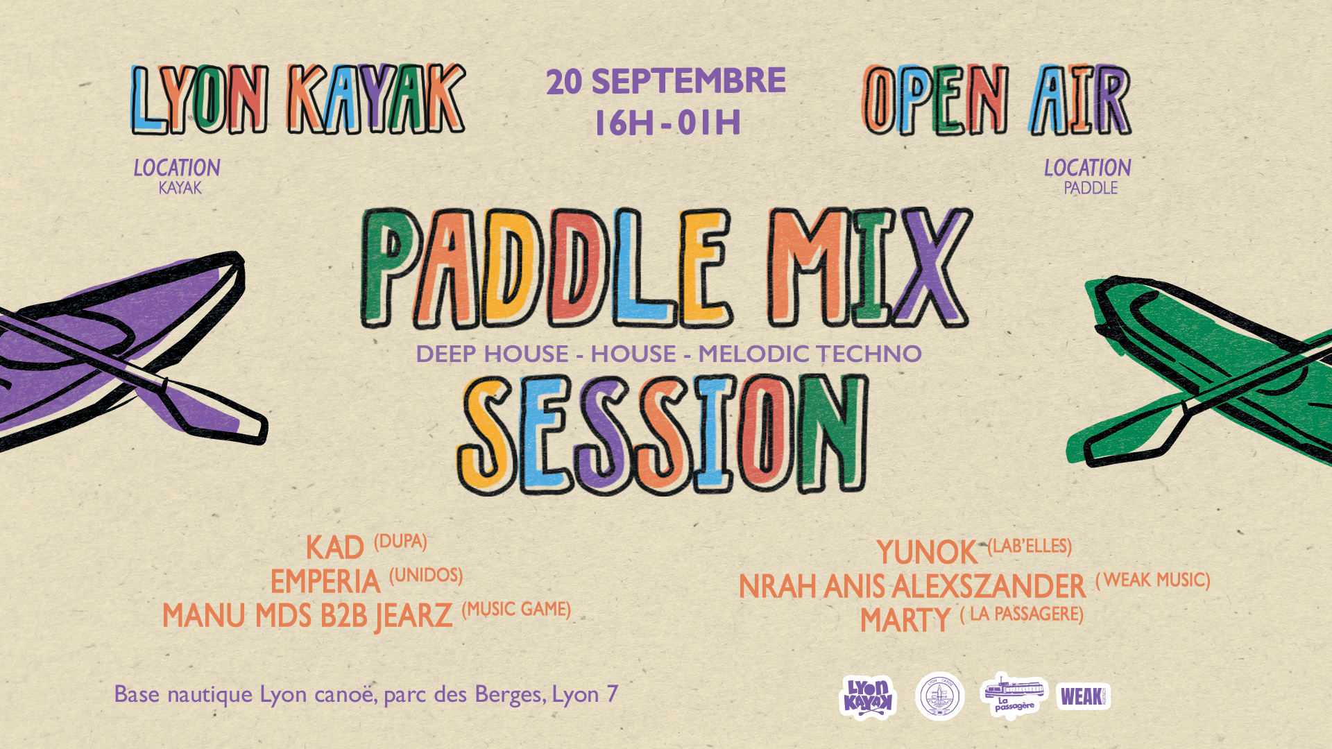 Lyon Kayak : Open Air By Paddle MIX Session