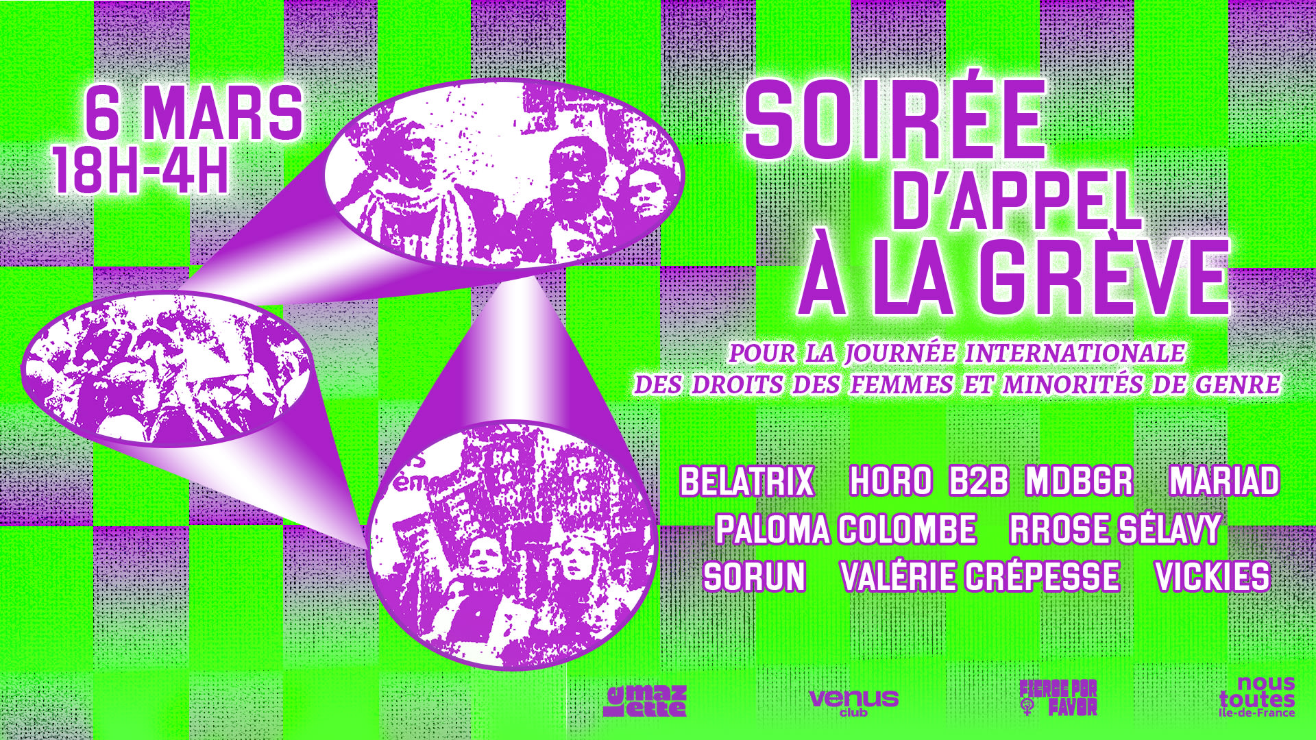 L'appel À La Grève #Noustoutes Idf !