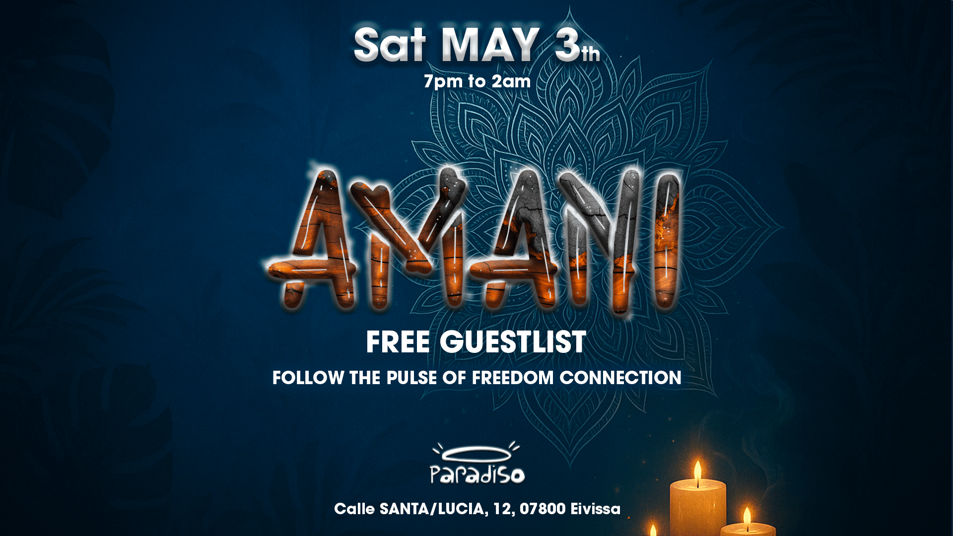 Amani 3th May 2025 Rooftop Paradisio Ibiza