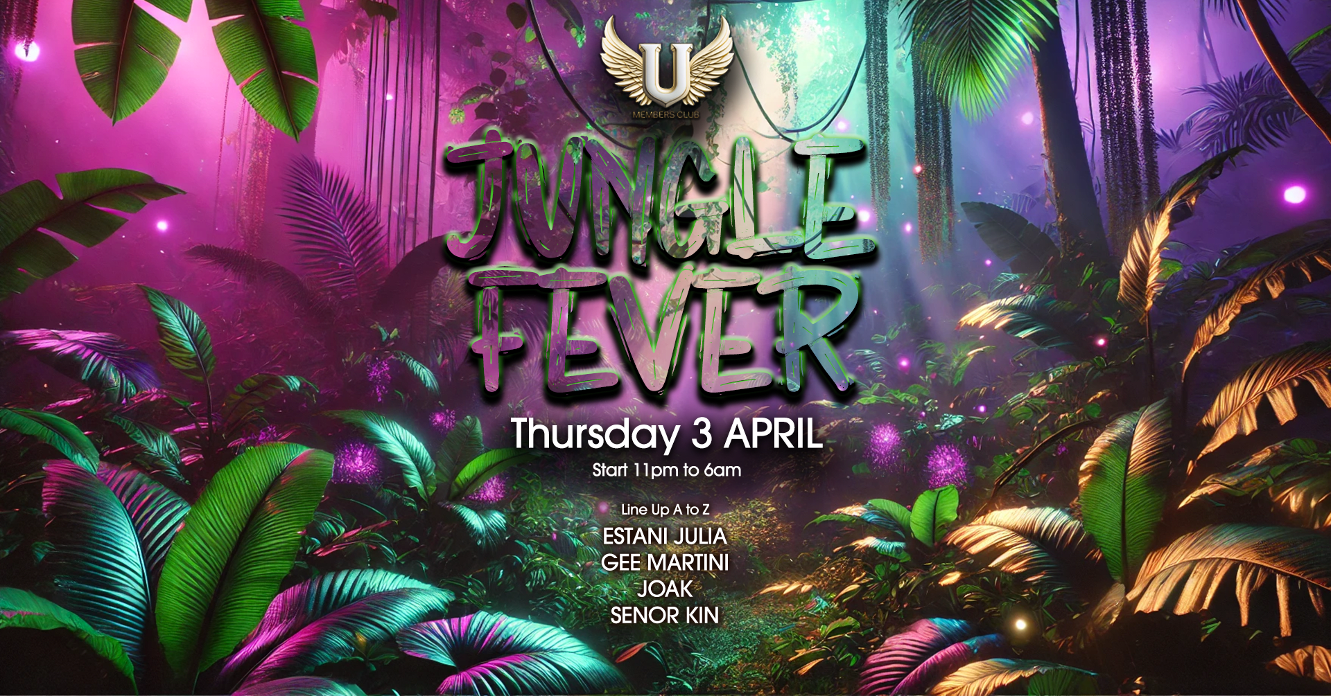 Jungle Fever By Amani Collectif U Club 3 April