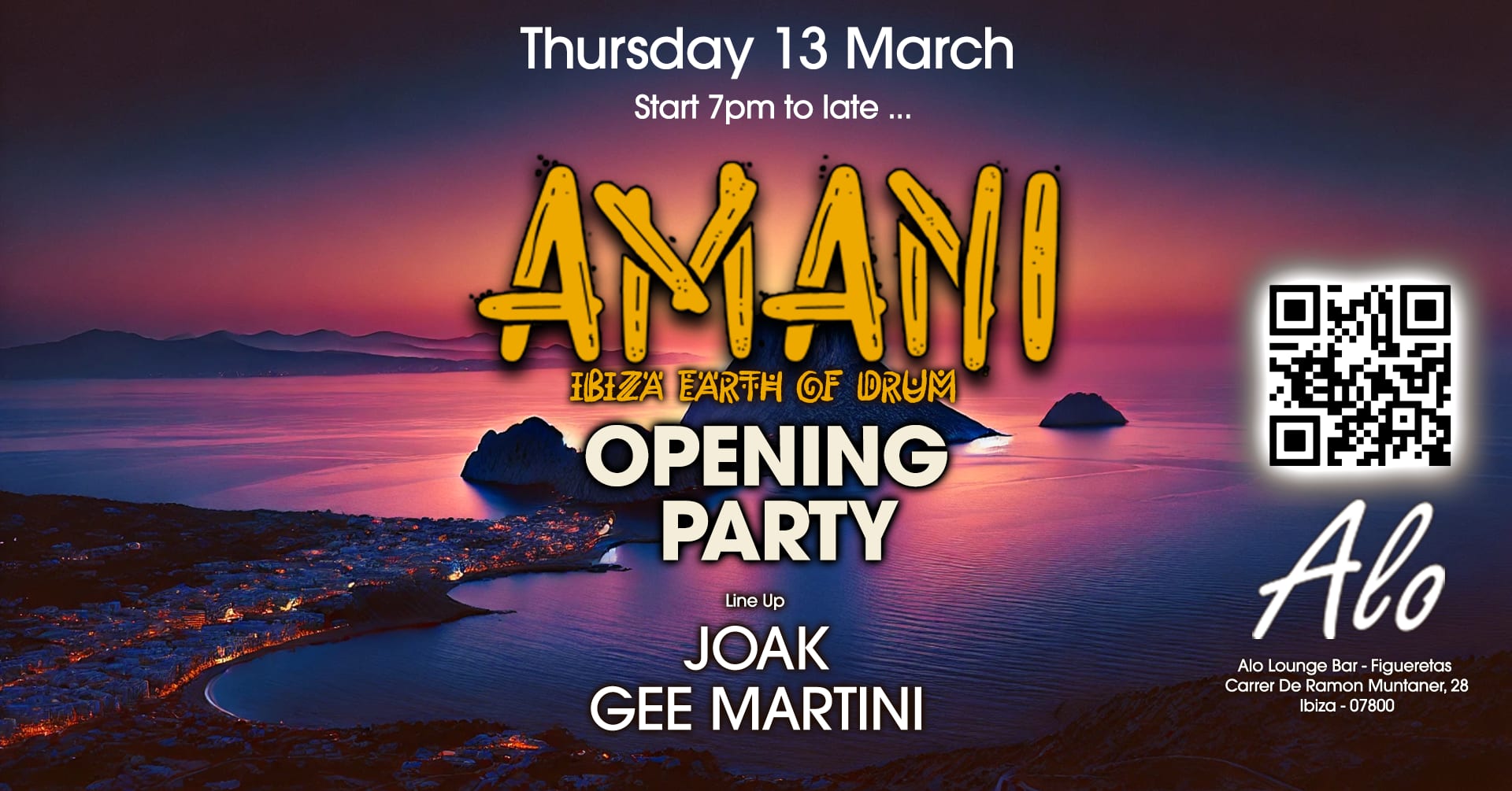 Amani (Opening Party) Alo Lounge Bar