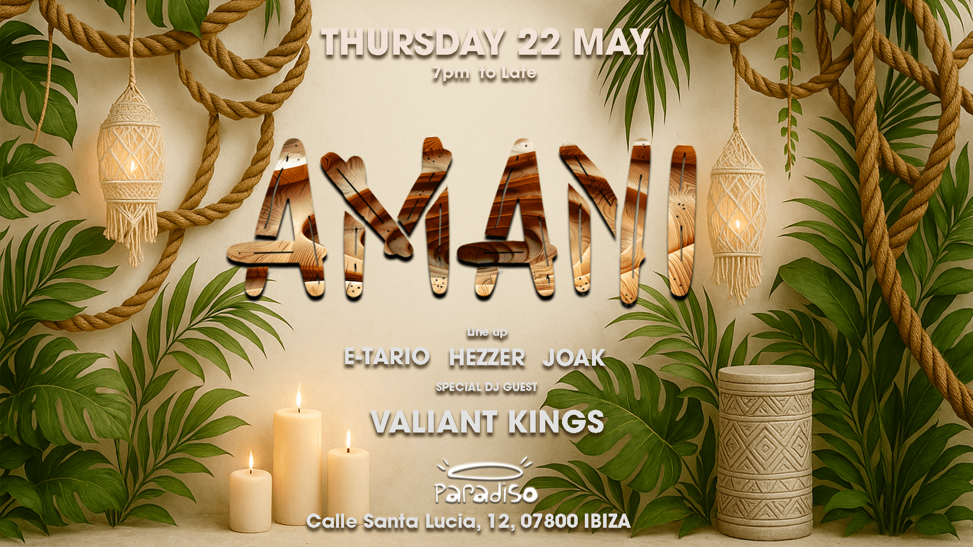 Amani 22 May " Special Guest Valiant Kings