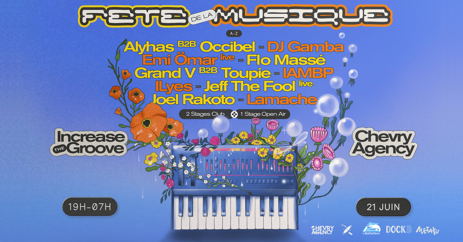 Increase The Groove & Chevry Agency Fdlm25 (Open Air & Club)