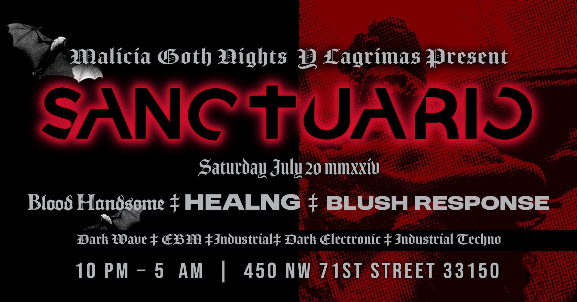 Sanctuario Ft. Blush Response + Blood Handsome + Healng
