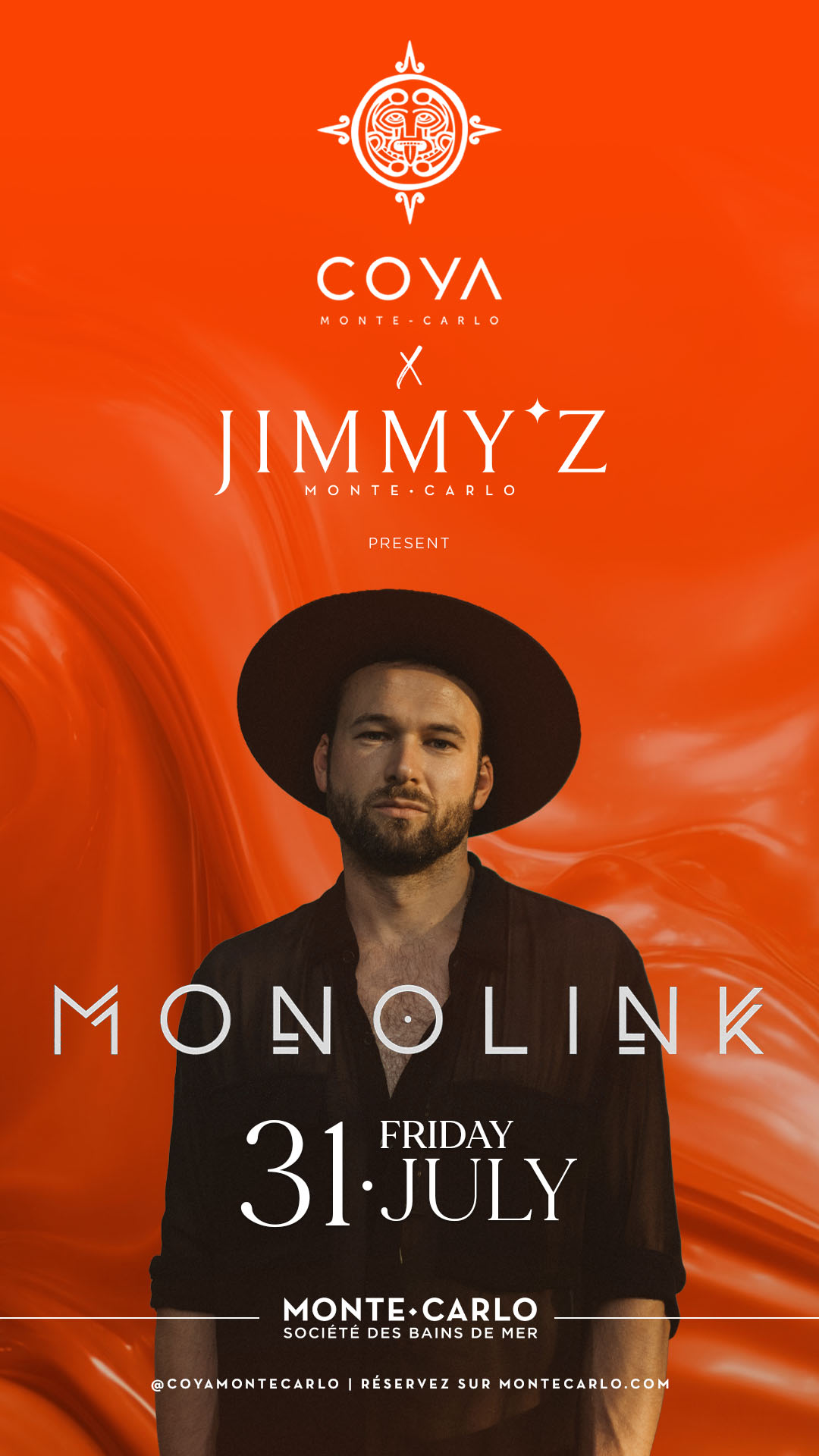 Monolink X Jimmy'z - 31.07.2026