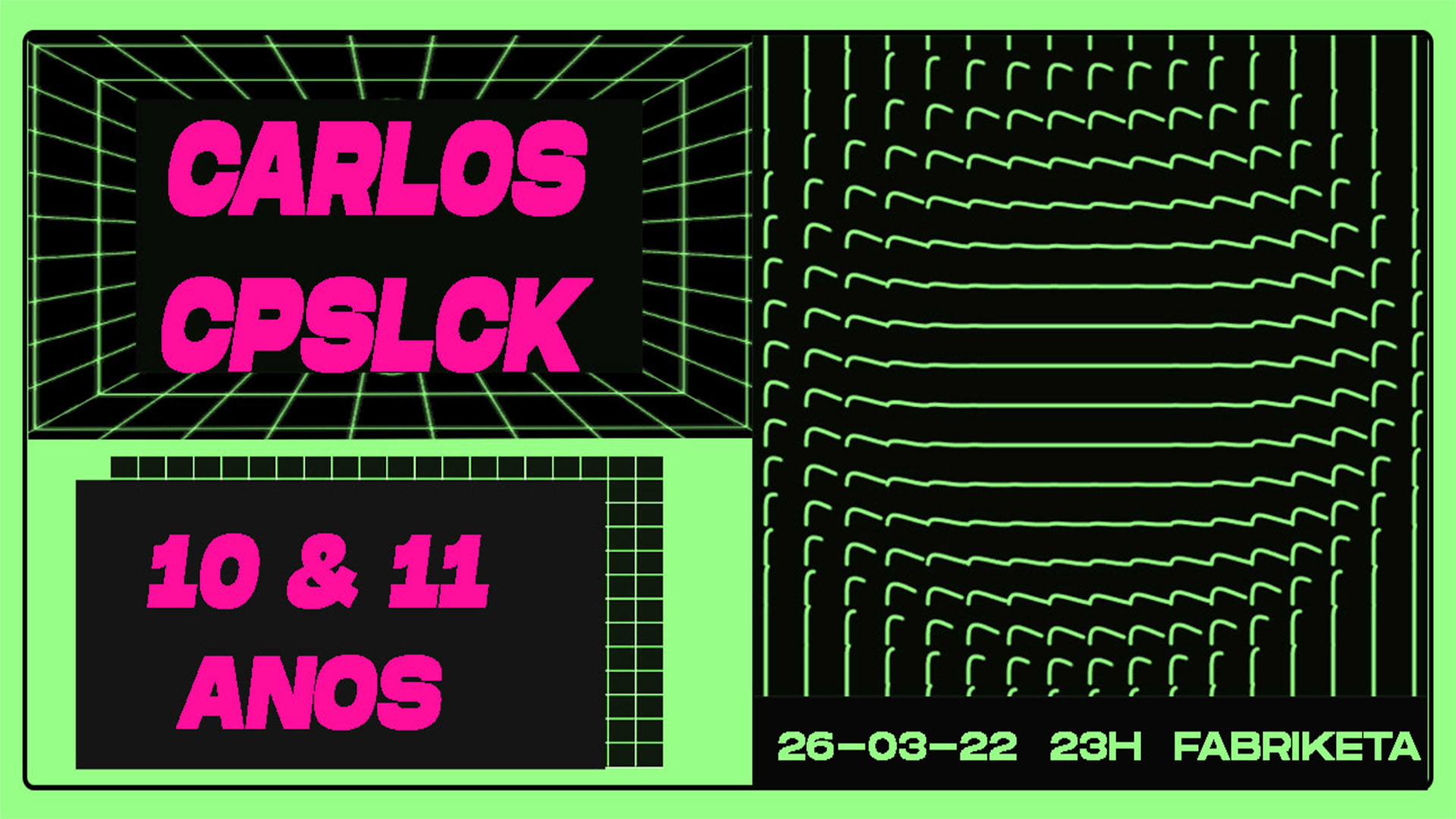 Carlos Capslock 10 & 11 Jahre