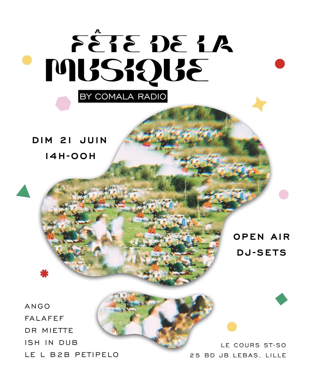 Fdlm : Open Air - Comala Radio X Cours St So