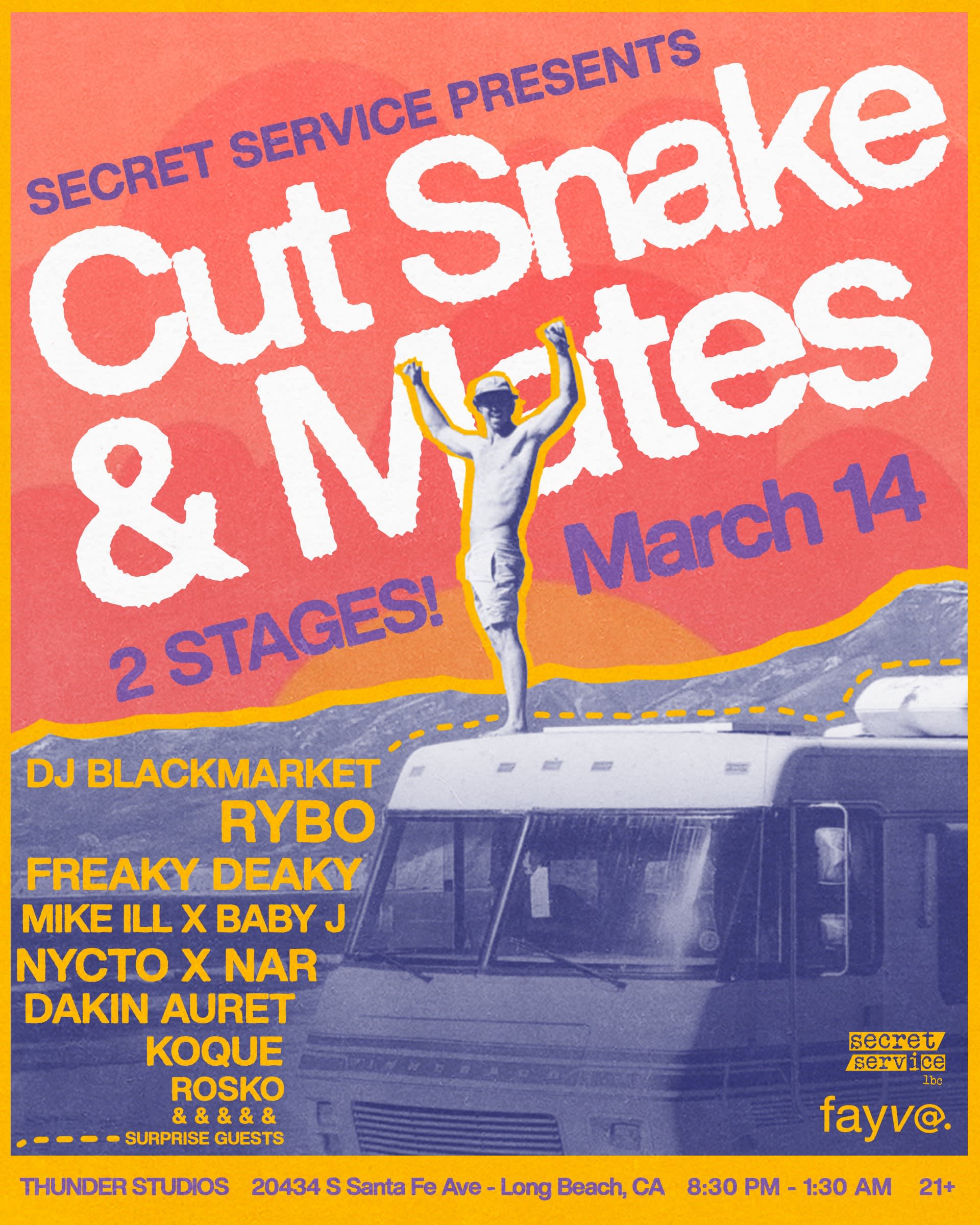 Cut Snake & Mates: Cut Snake Rybo Dj Blackmarket Baby J
