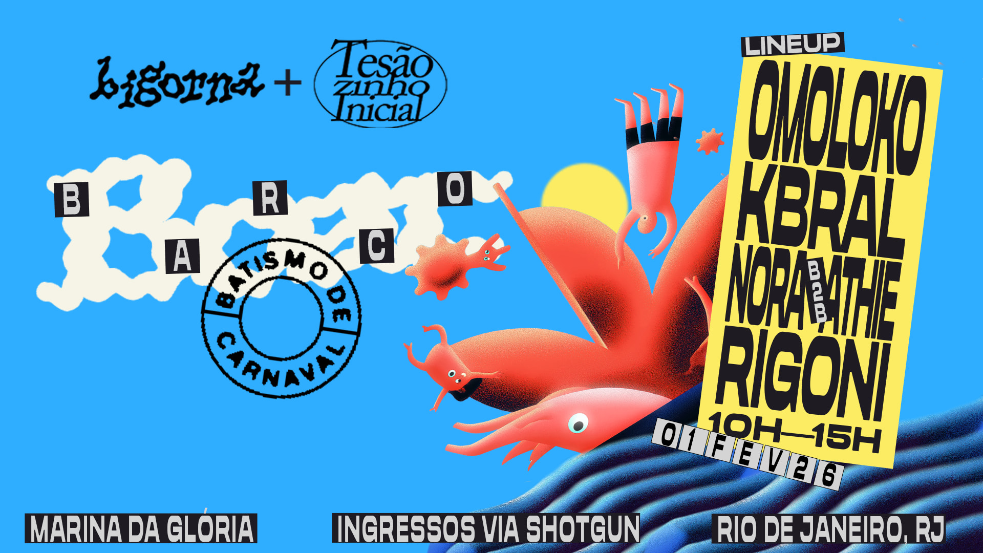Tesãozinho + Bigorna: Batismo De Carnaval [Rj] Boat Party