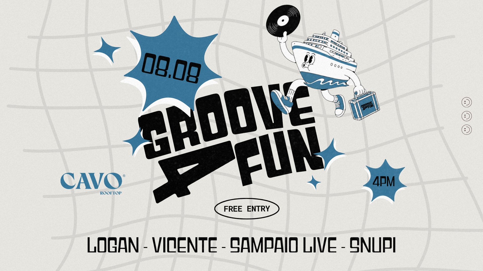 Groove4fun W/ Sampaio Live (Free Event)