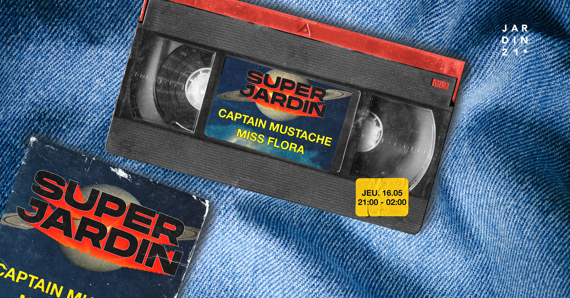 Super Jardin W/ Captain Mustache ~ Open Air
