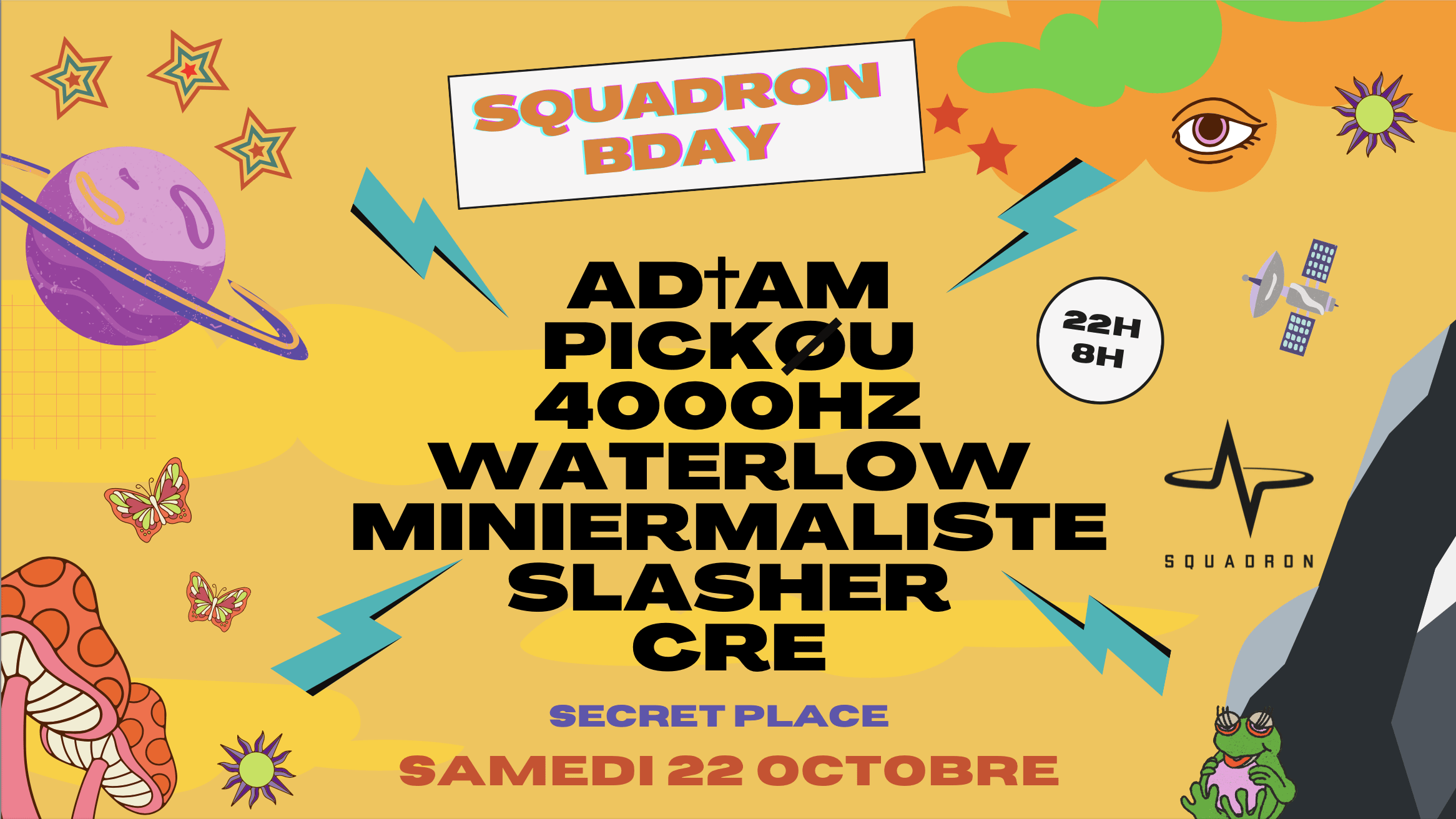 Squadron Bday : Ad†Am-Pickou-4000hz-Waterlow-Miniermaliste