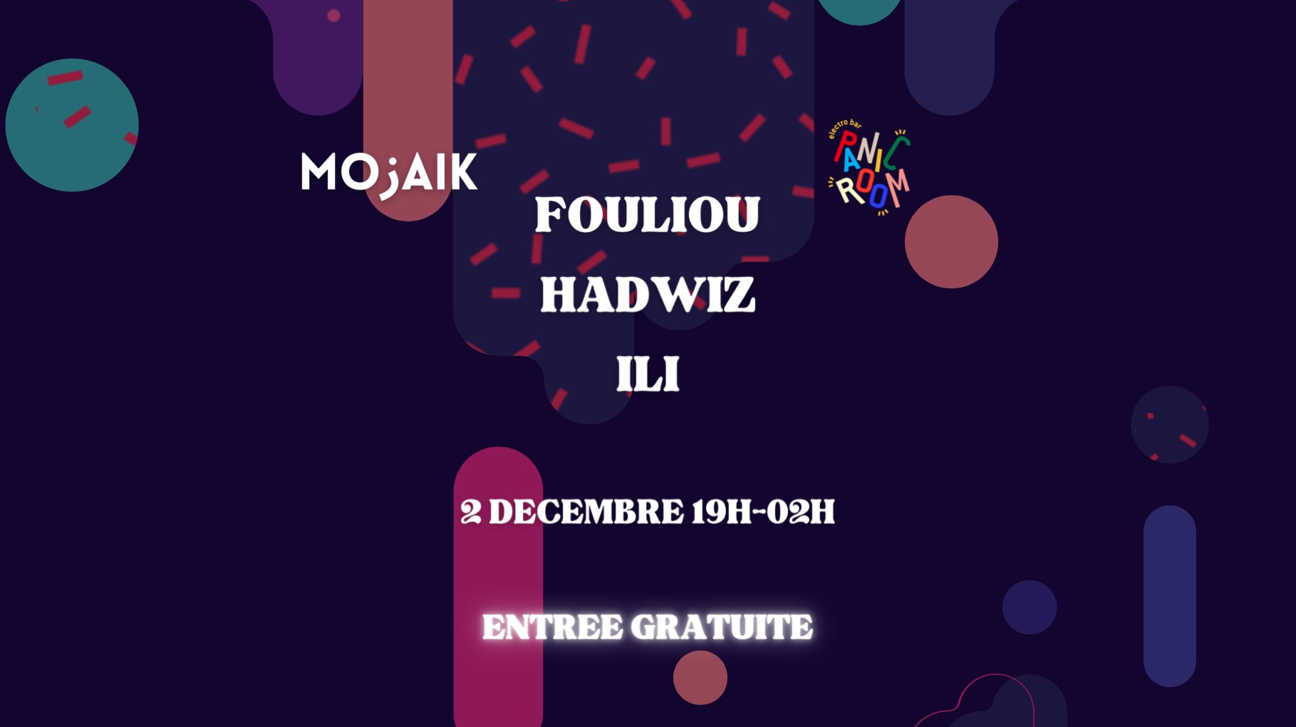 Mozaik Paris X Panic Room (Entrée Gratuite)