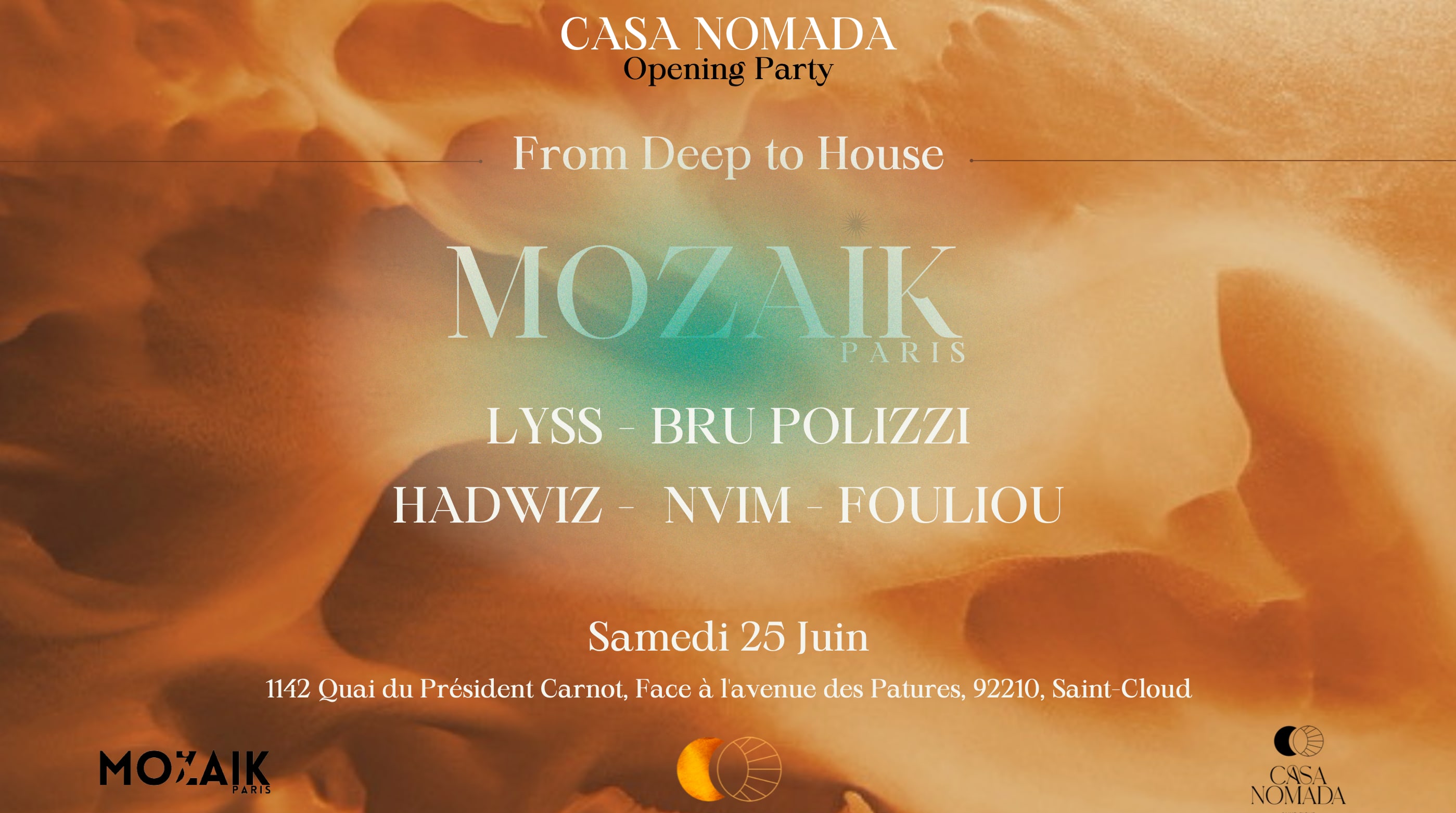 From Deep To House - Péniche Couverte Casa Nomada