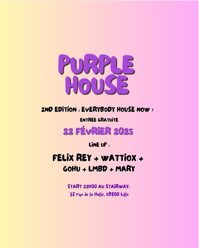 Purple House 2nd Edition : Everybody House Now !