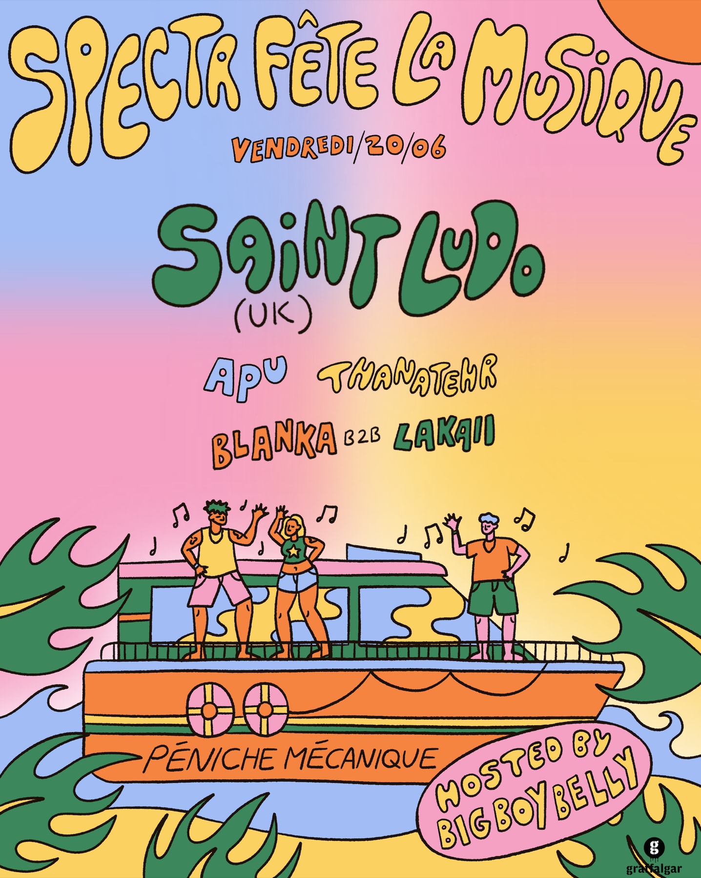 Spectr Fête La Musique -Day 1 W/ Saint Ludo (Uk), Apu & More
