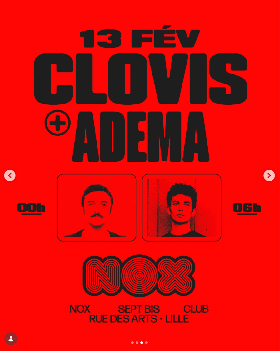 Nox Club : Clovis X Adema