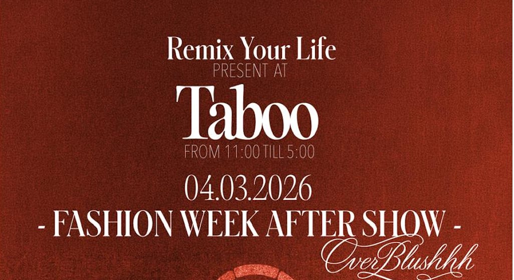 Remix Your Life X Overblushhh At Taboo Mercredi 4 Mars