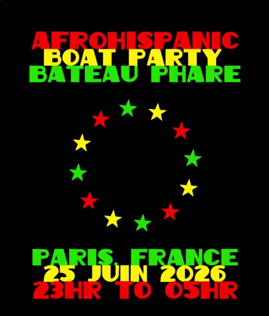 Afrohispanic Boat Party + Egosex Live Concert