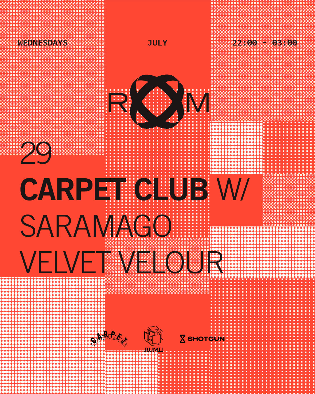 Room: Carpet Club W/ Saramago + Velvet Velour