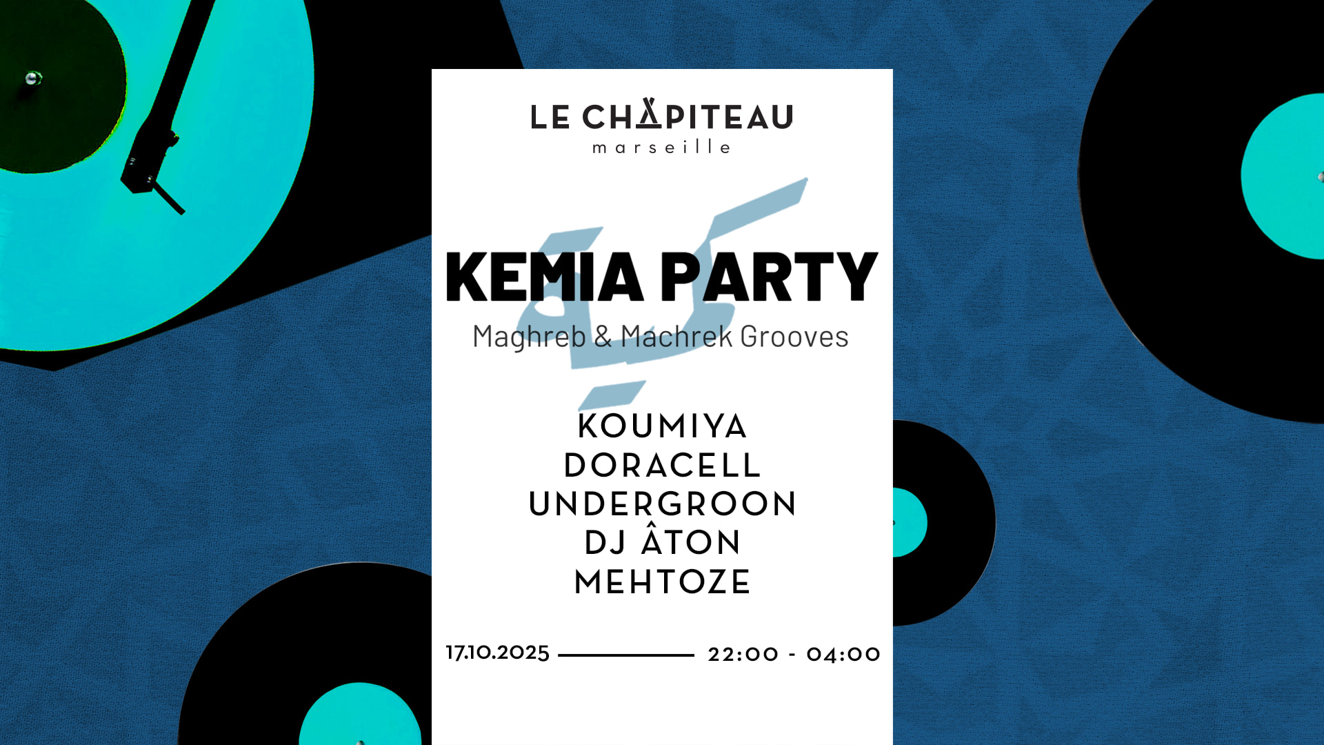 Kémia Party W/ Koumiya, Doracell, Undergroon, ...