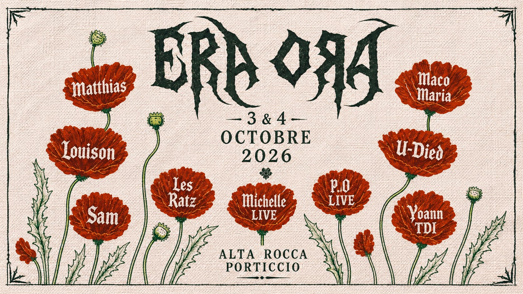 Era Ora - 3 & 4 Octobre 2026