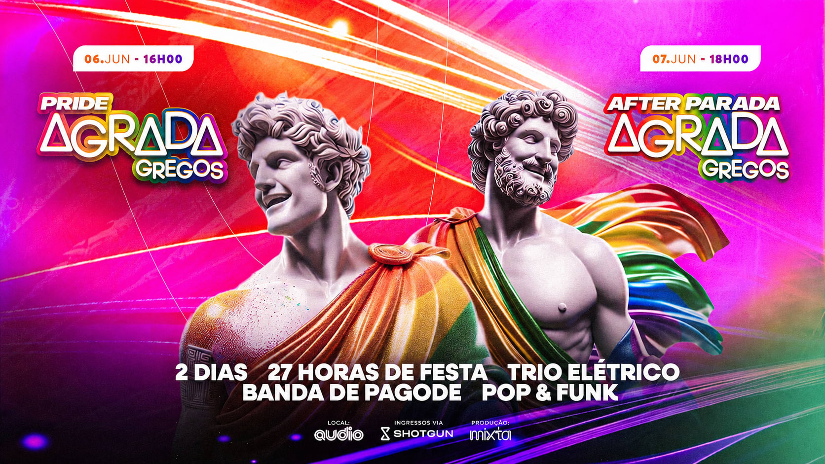 Pride Agrada Gregos + After Da Parada