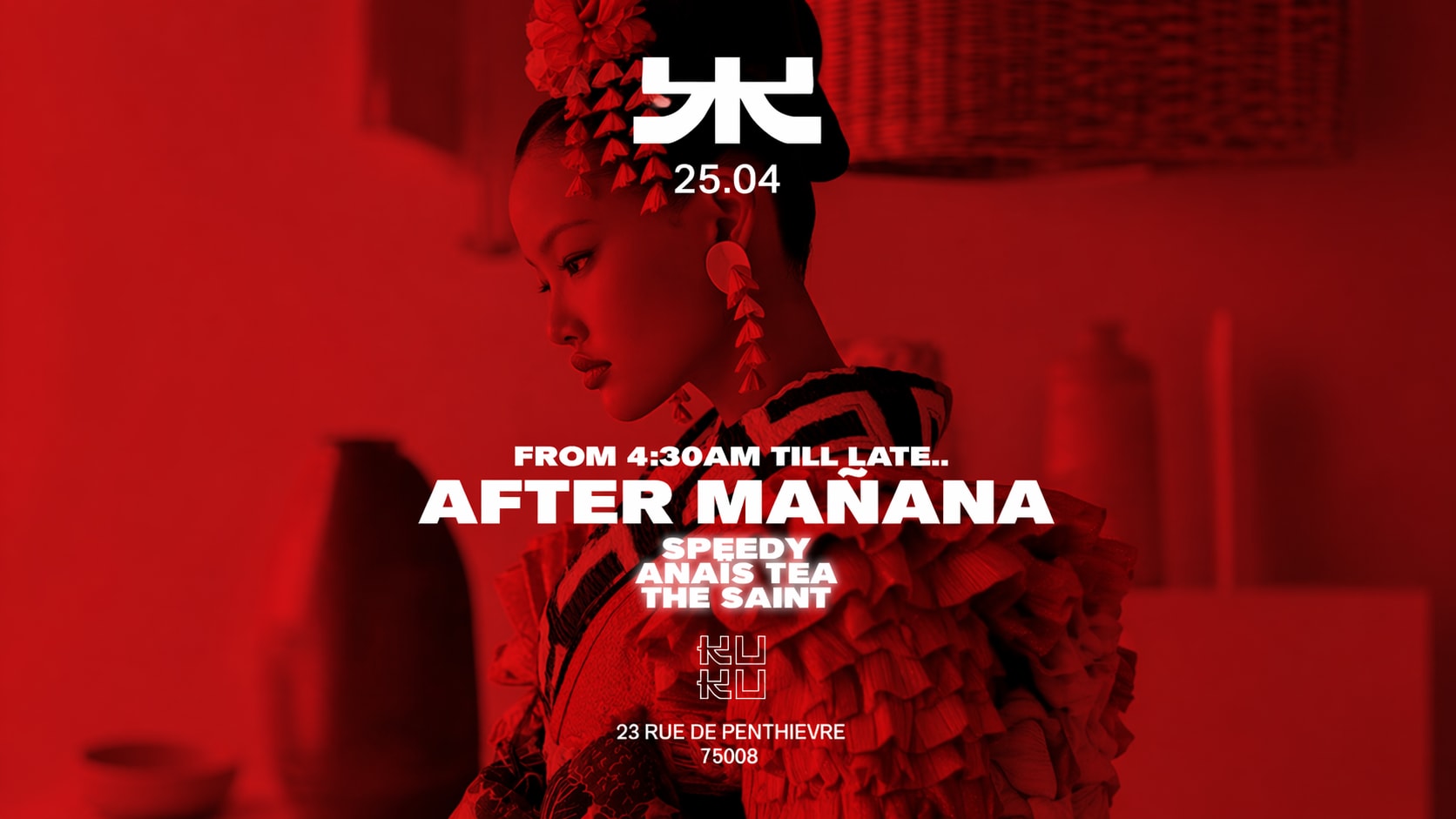 Kuku Paris X After Mañana 25.04