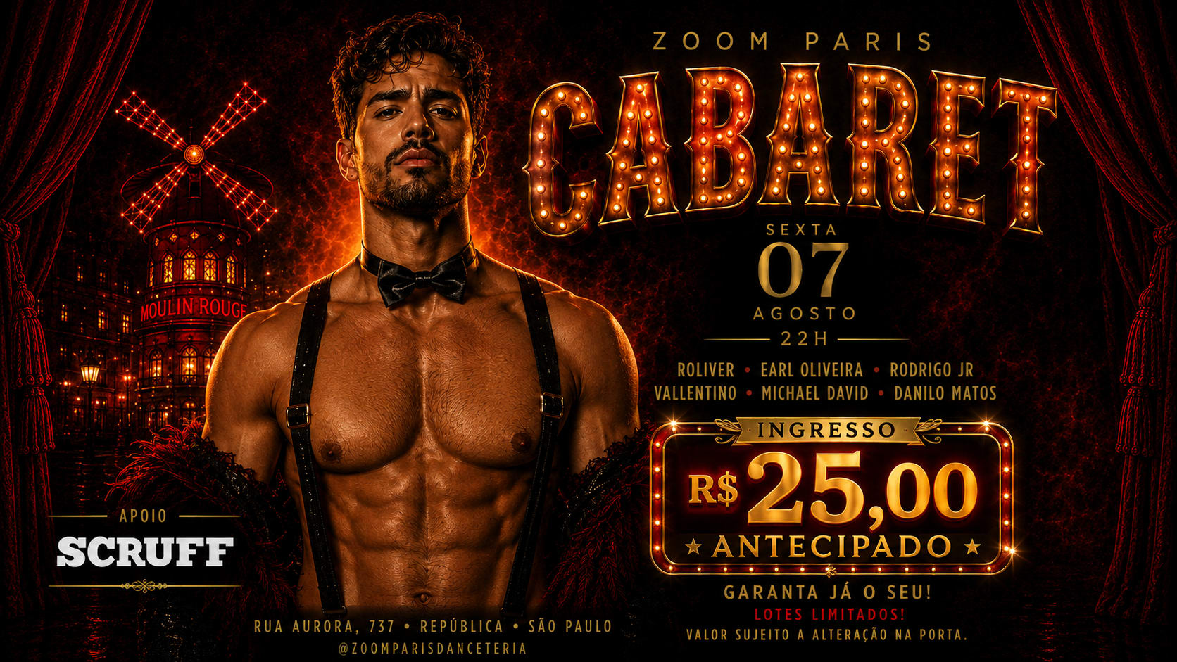 Cabaret Chega Ao Zoom Paris!