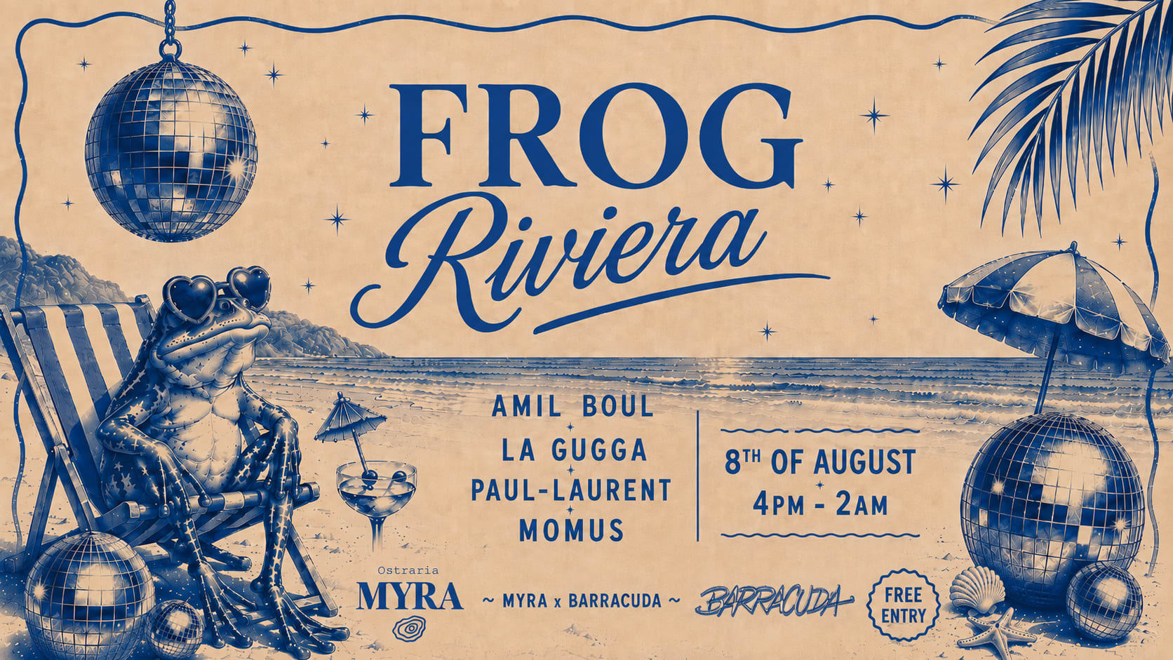 Frog Riviera Day & Night Party @Caparica