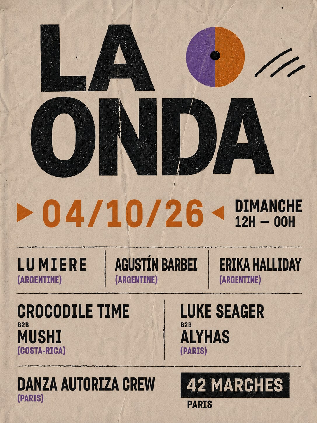La Onda X 42m (Lumière, Alyhas B2b Luke Seager, Agus Barbei)