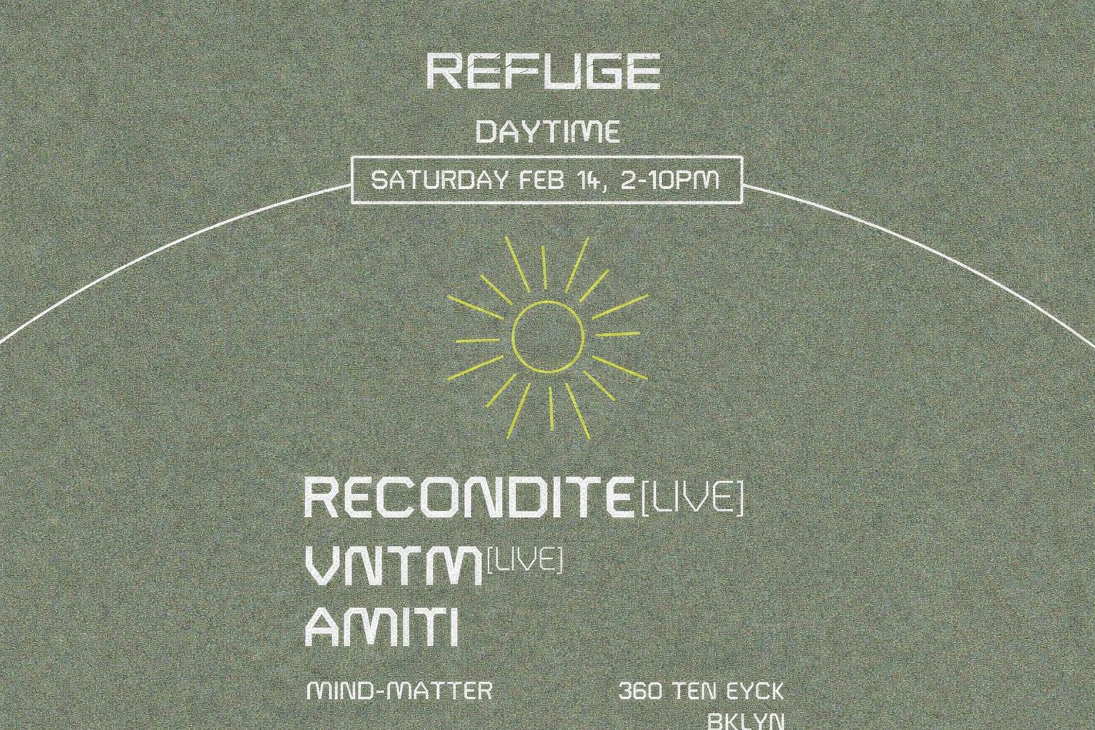 Recondite [Live], Vntm [Live], & Amiti