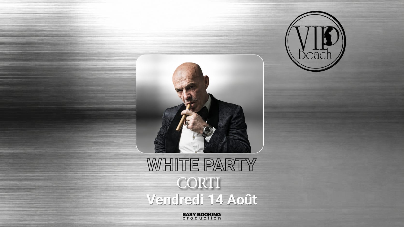 White Party Dj Corti • Vip Beach • 14 Aout