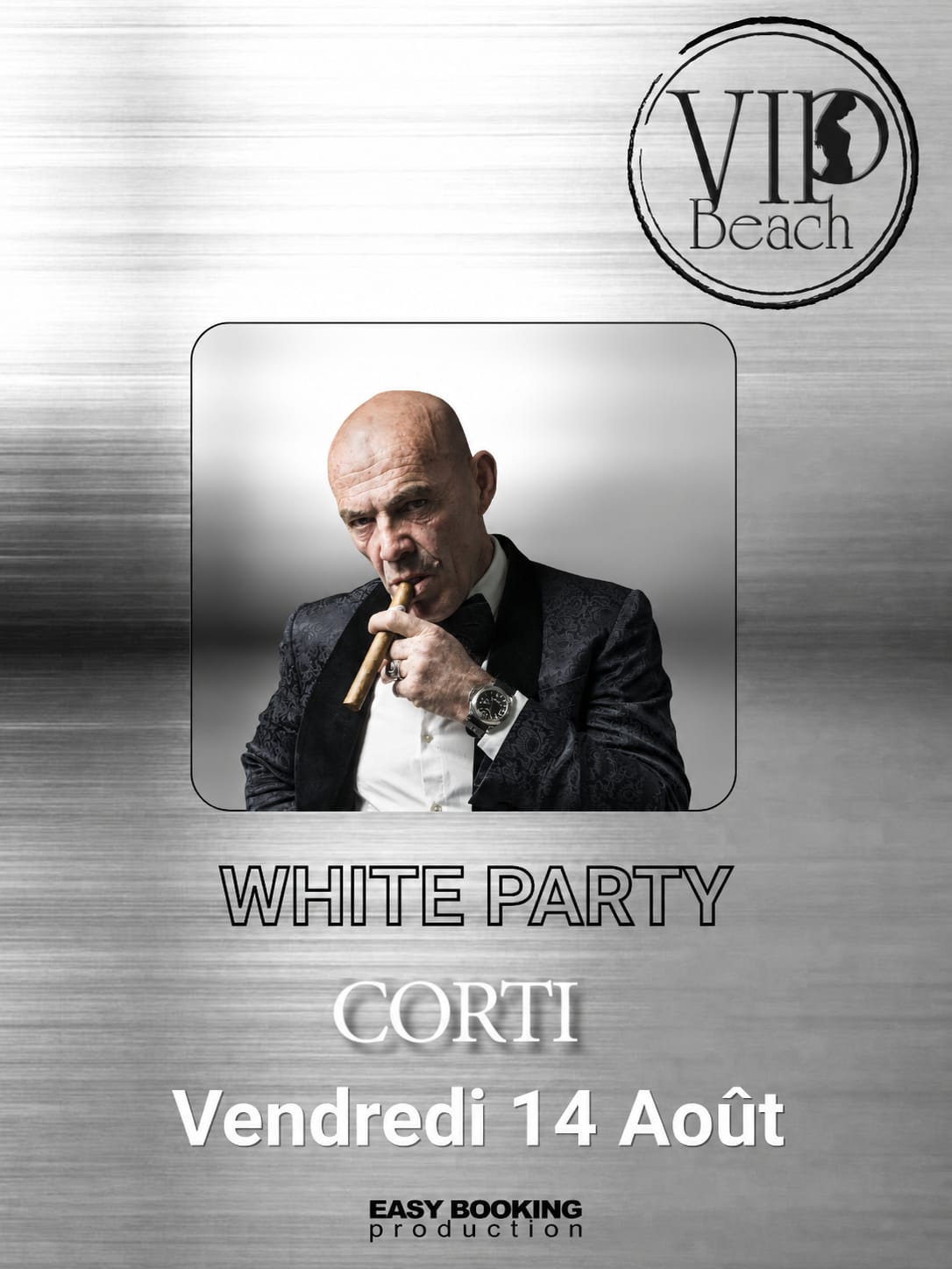 White Party Dj Corti • Vip Beach • 14 Aout