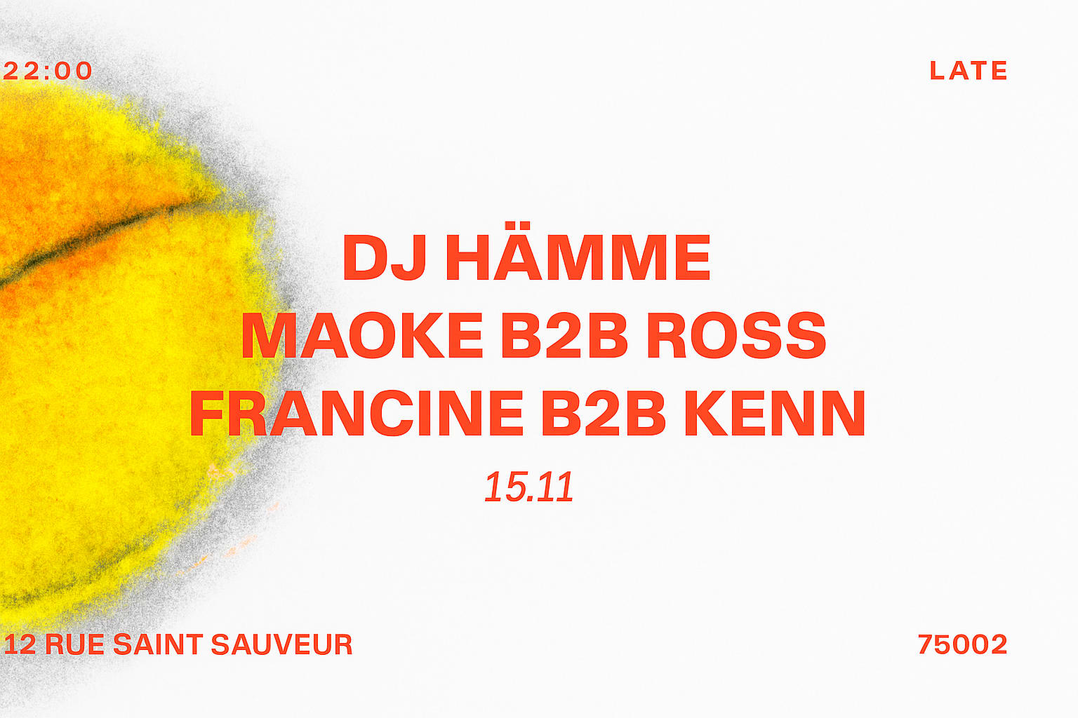 Heclipse Presents : Maoke B2b Ross, Francine B2b Kenn