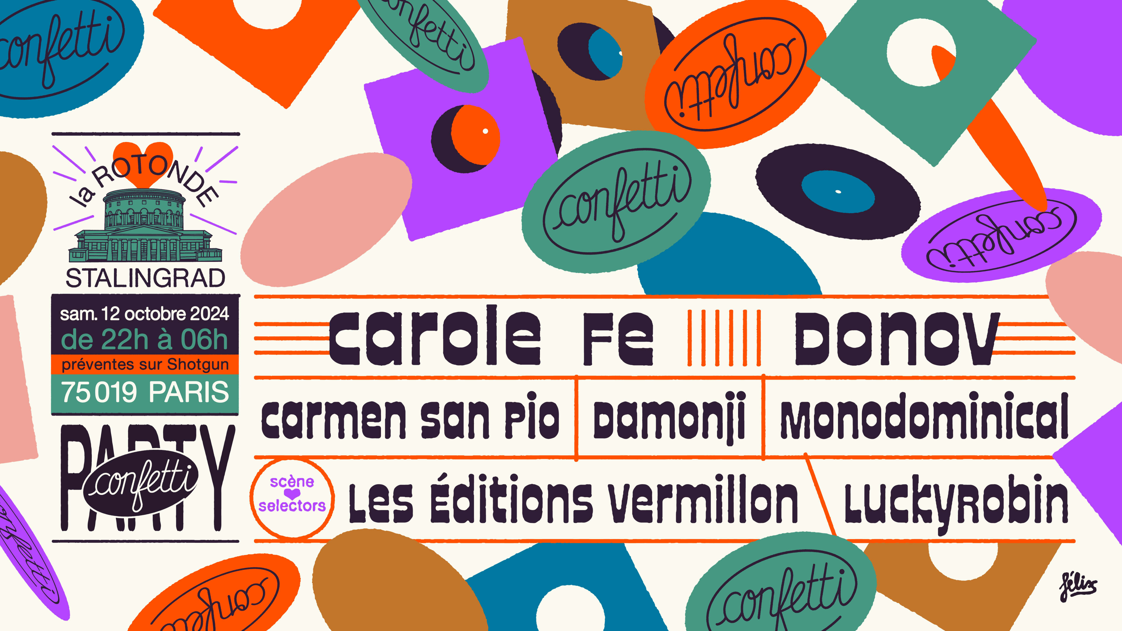 Confetti Party: Carole Fe, Donov & More