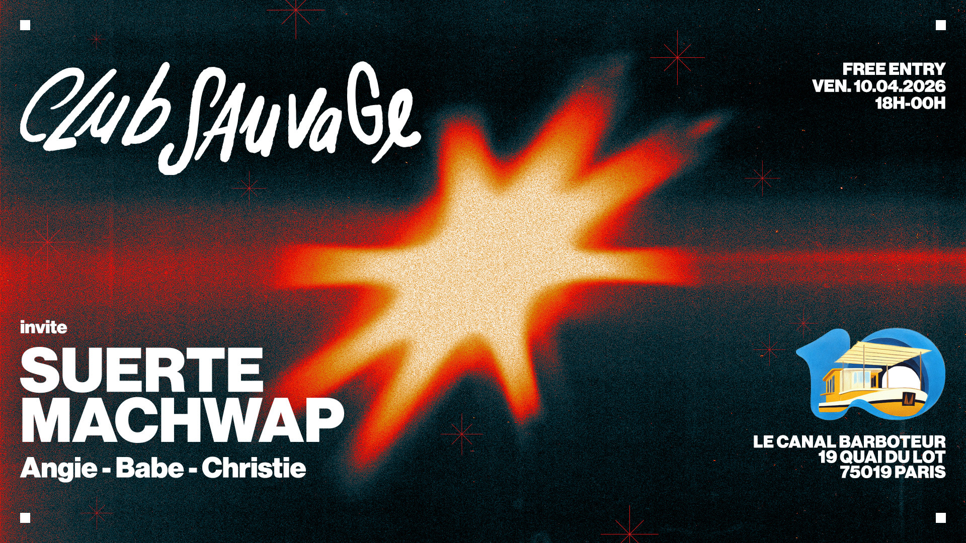 Club Sauvage Invite Suerte + Machwap