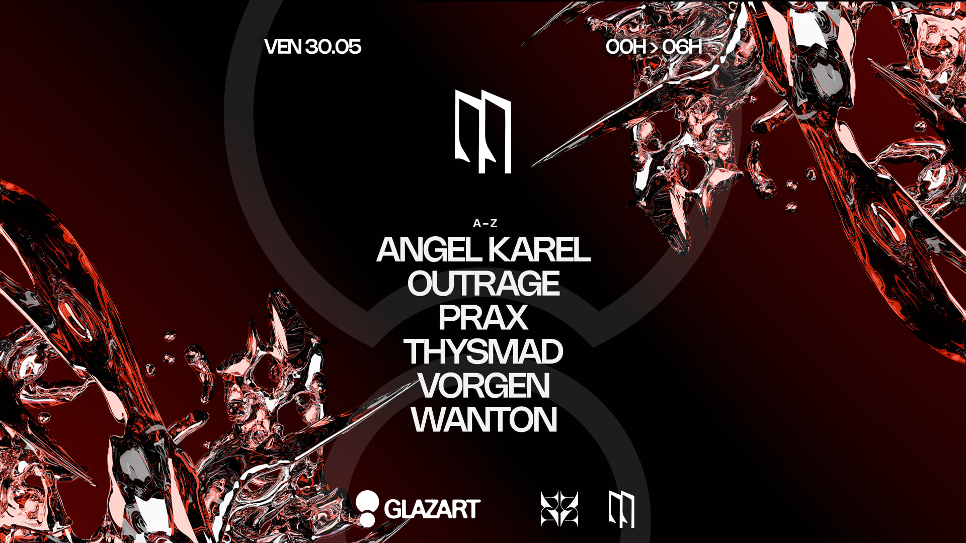 Omega Techno : Angel Karel, Outrage, Prax, Wanton