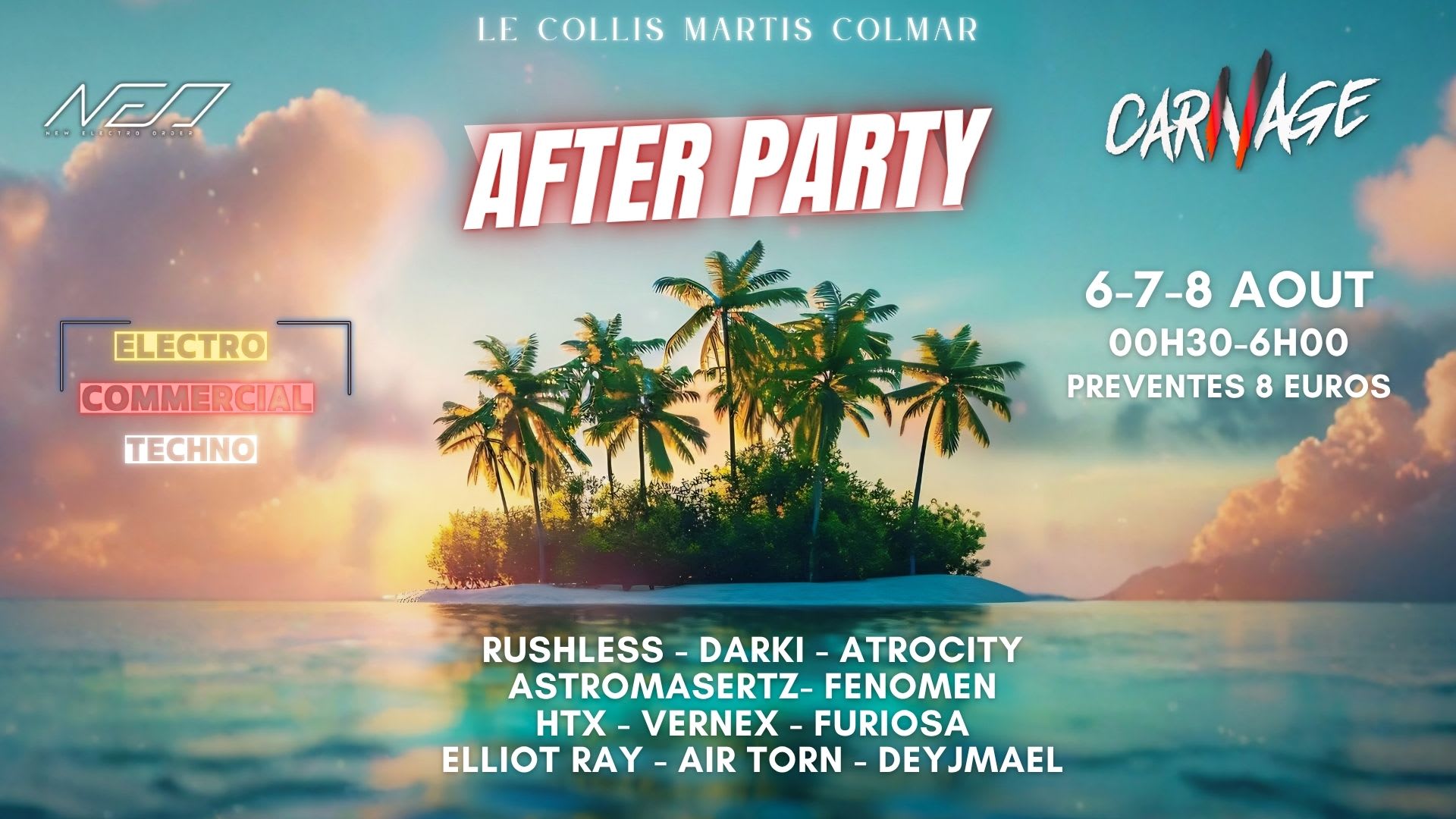 Soiree After Party 6-7-8 Aout