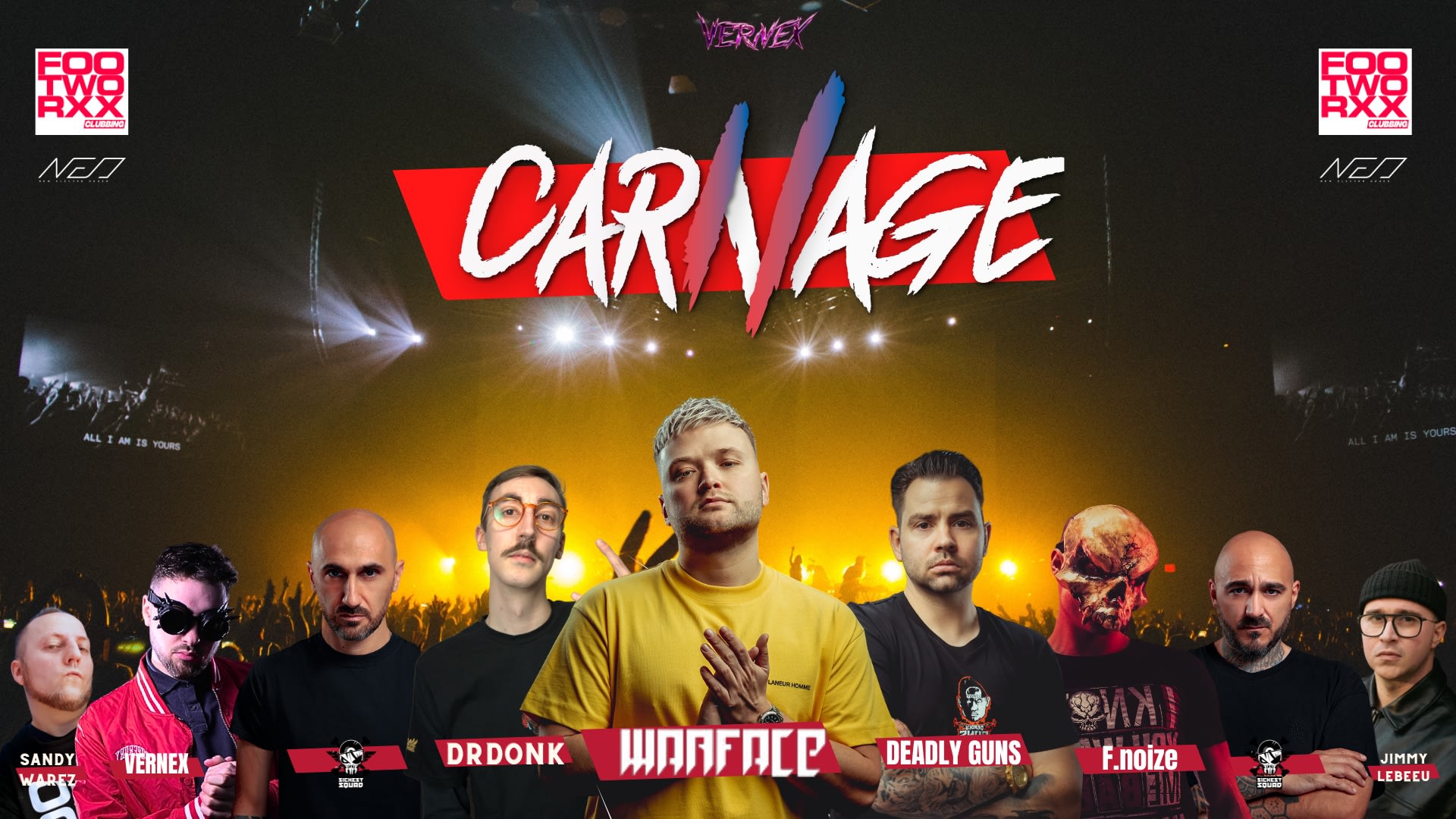Warface,Deadly-Guns, Dr-Donk, Jimmy Labeeu,F-Noize, Vernex .