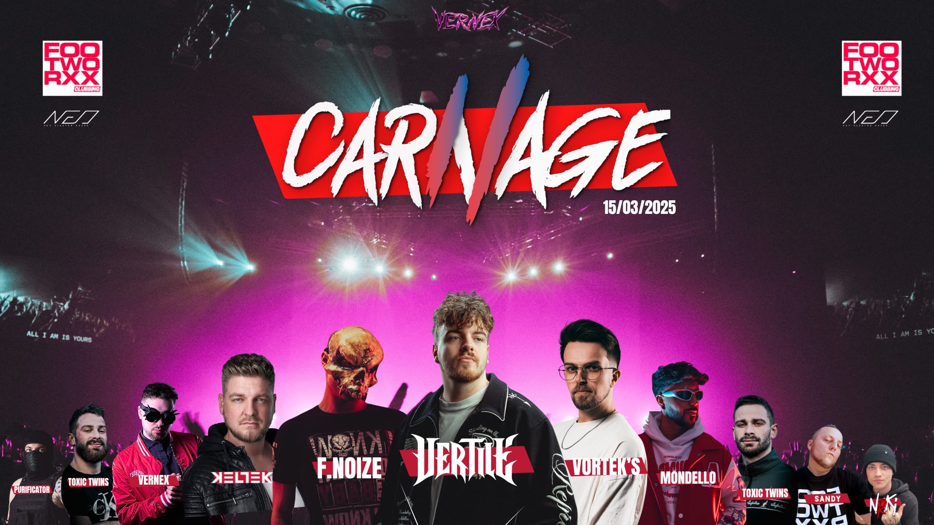 Vertile , Vorteks, Keltek,Fnoize,Mondello,Sandy,Toxic ,Nrki