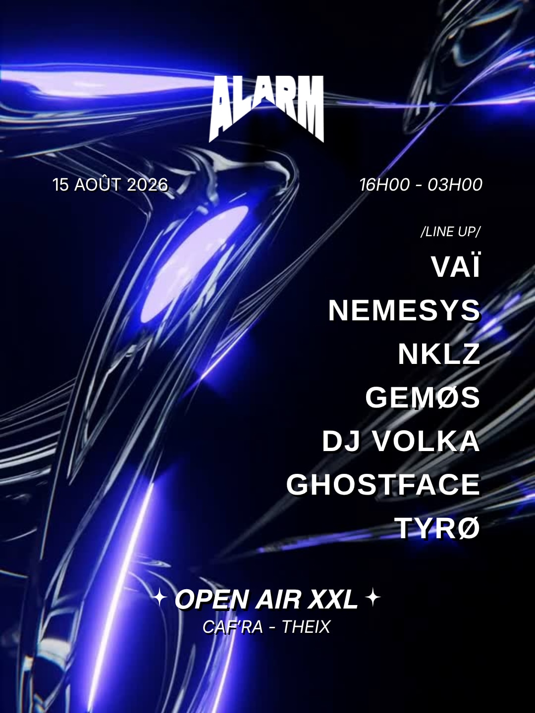 Open Air Xxl - Alarm Events