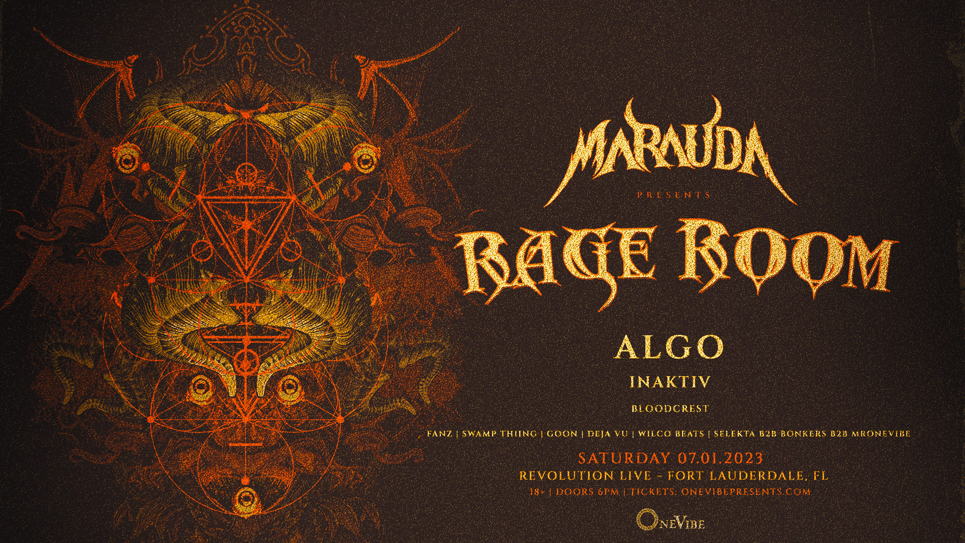 Onevibe Presents: Marauda Rage Room Tour At Revolution Live