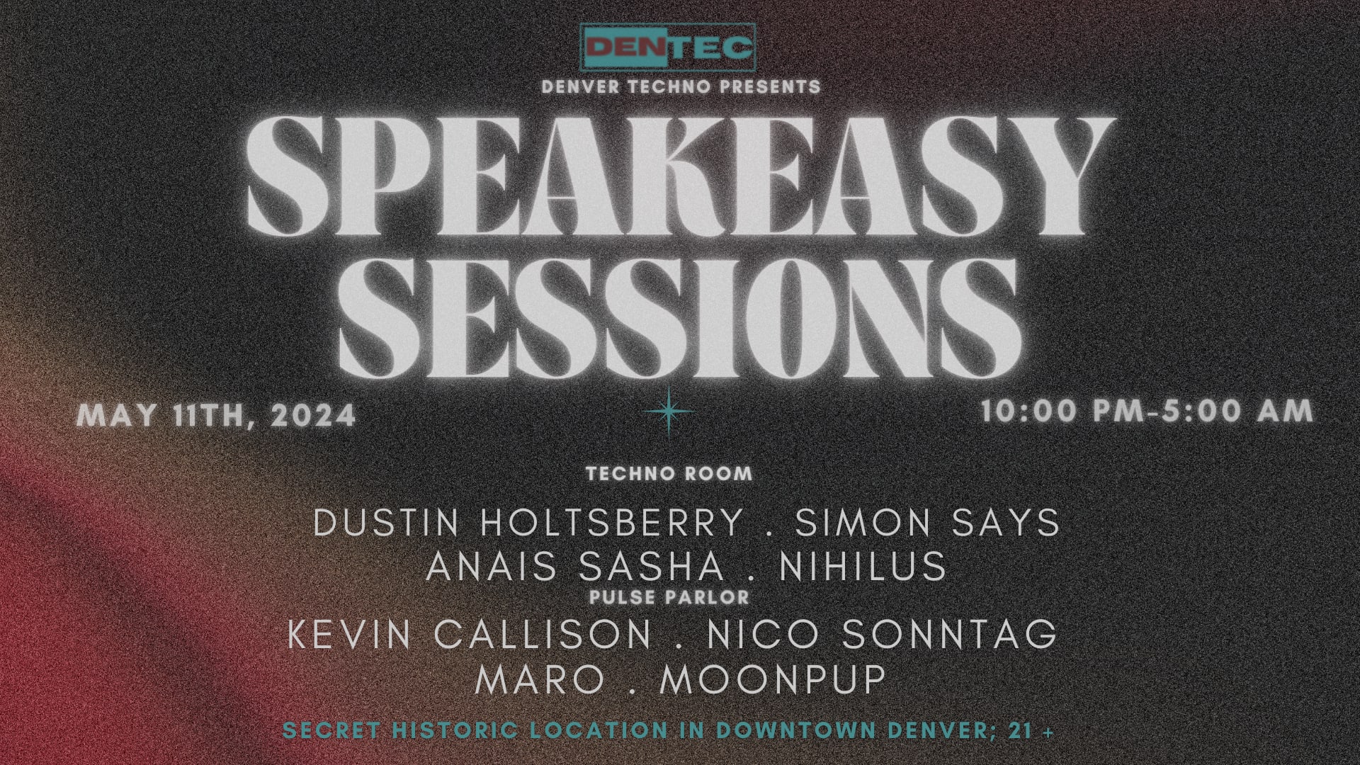 Denver Techno Presents: Speakeasy Sessions Vol.3