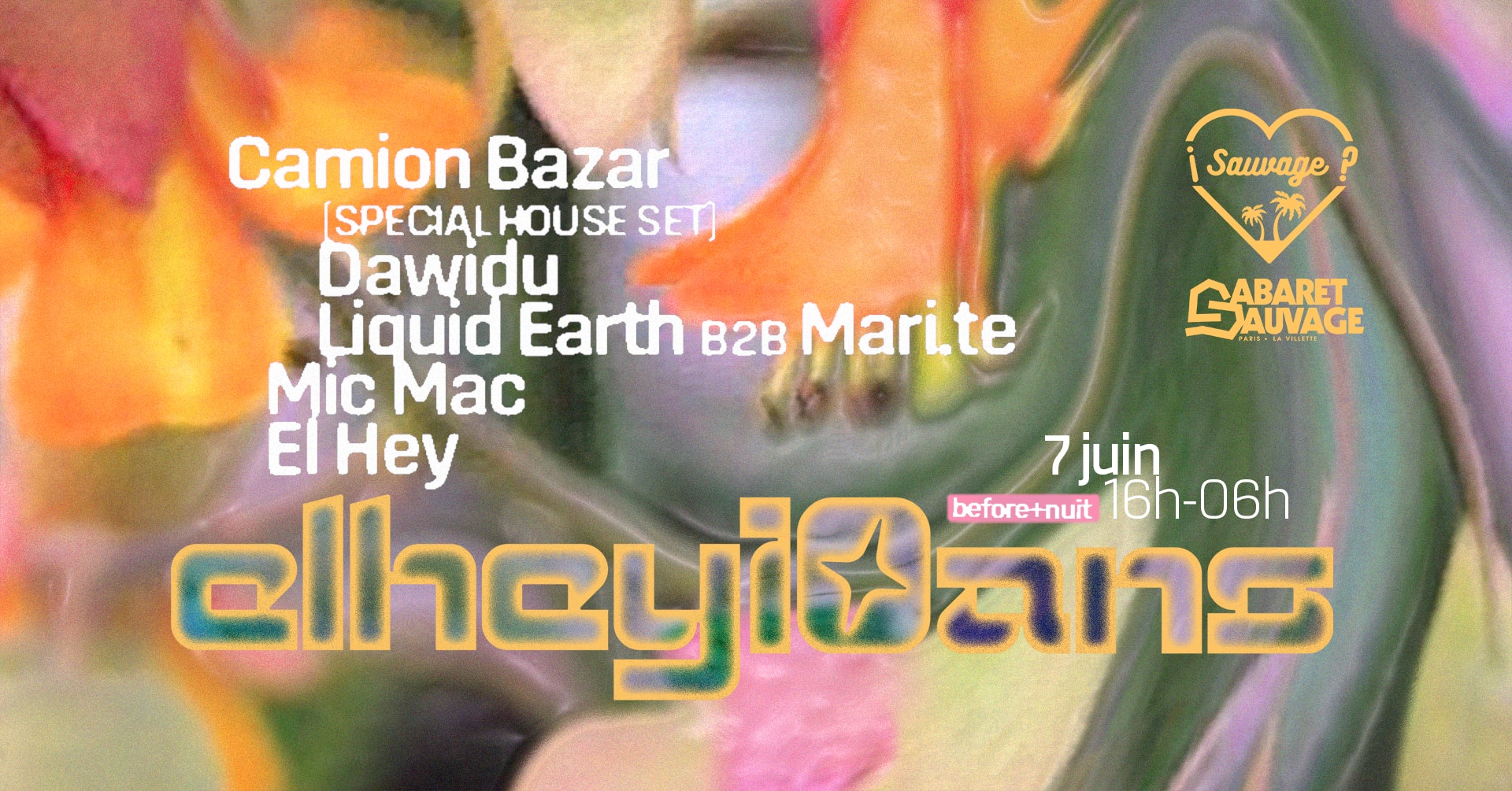 ¡El Hey 10 Ans? W/Dawidu, Liquid Earth, Mari.Te, Mic Mac...?