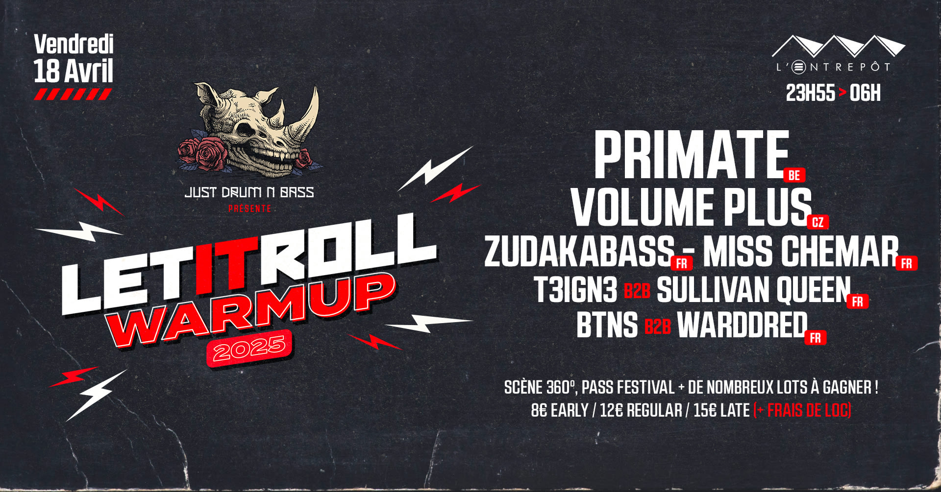 Let It Roll Warm Up 2025 By Jdnb W/ Primate & Volume Plus