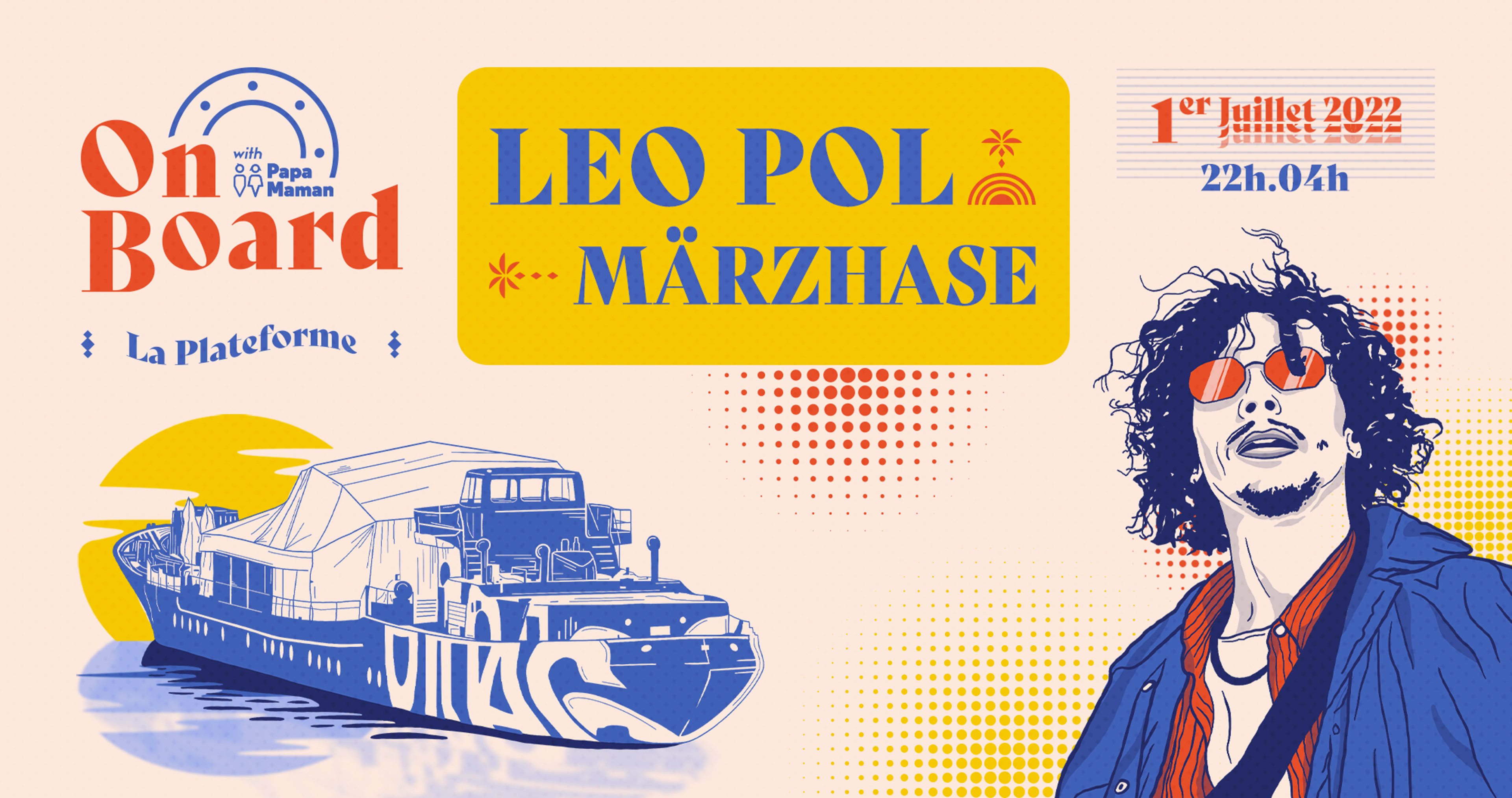 Papamaman Invite Léo Pol À La Plateforme W/Märzhase !