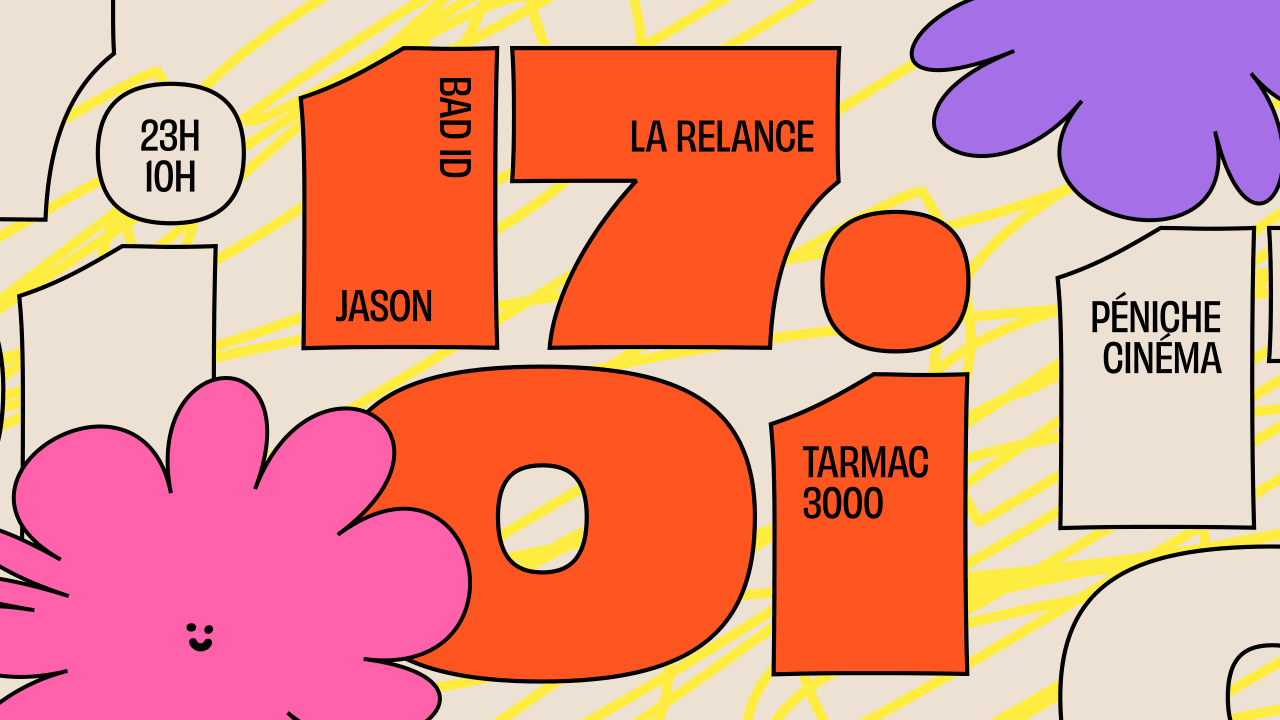 Péniche Cinéma W/ Jason, Tarmac 3000, Bad Id, La Relance