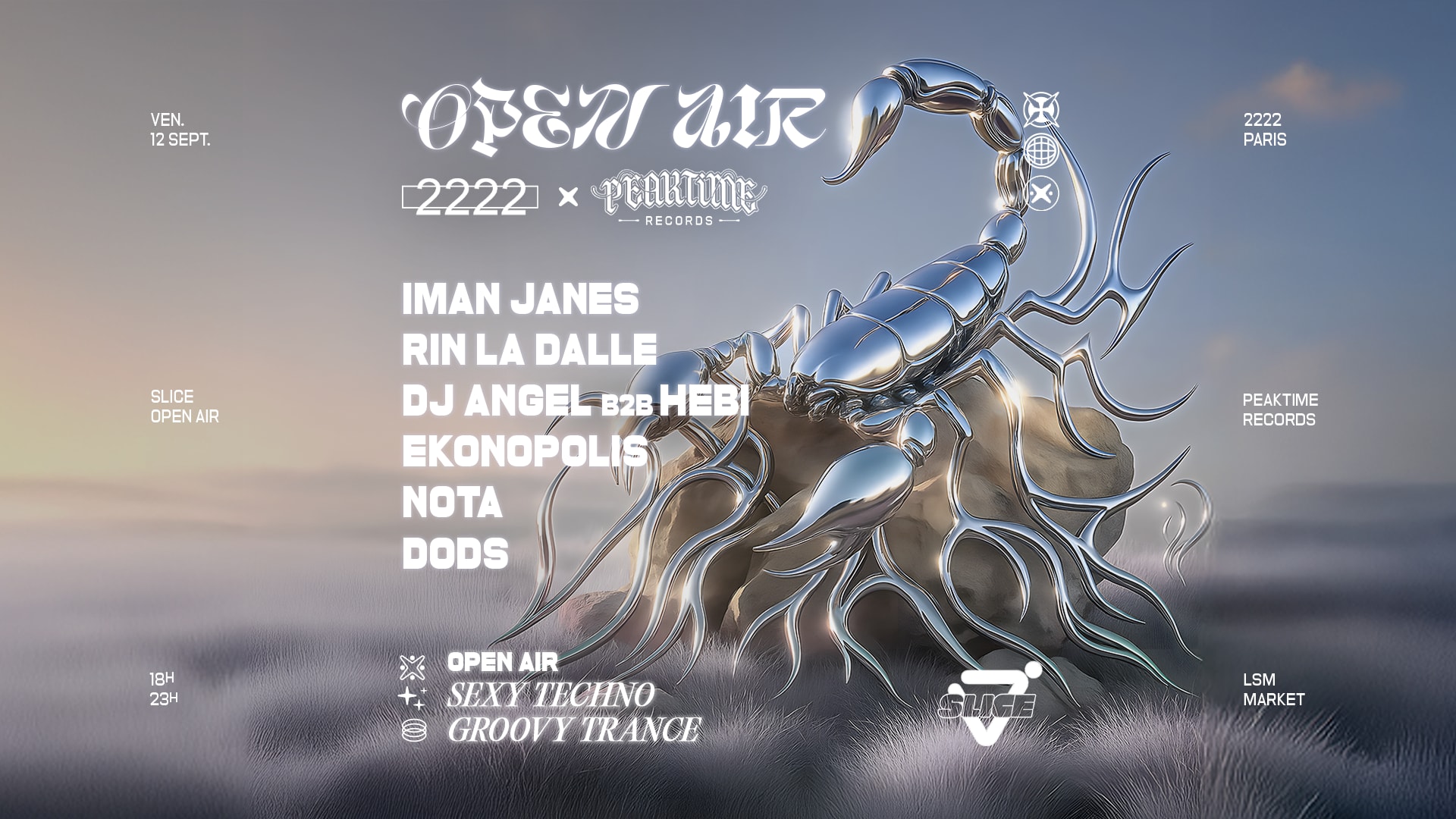 2222 X Peaktime X Slice Open Air